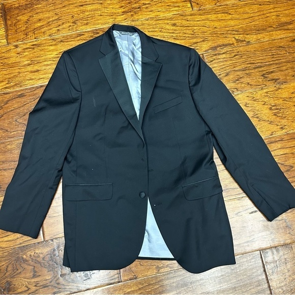 Black by Vera wang Nestor tux wool blazer coat - Picture 1 of 4